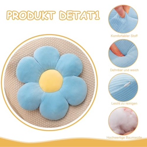 Home <b>Decorative</b> Custom Throw <b>Pillow</b> Sofa Living Room Cushion Plush Cushion Flower Shape Cherry Blossoms <b>Pillow</b> - Product Image 4
