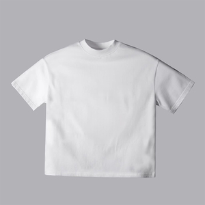 Camiseta Extra Grande de Alta Calidad, 280g, 100% Algodón, Cuello Redondo, Manga Corta, Ecológica, Secado Rápido, Transpirable, con Logotipo Frontal para Hombre - Product Image 3