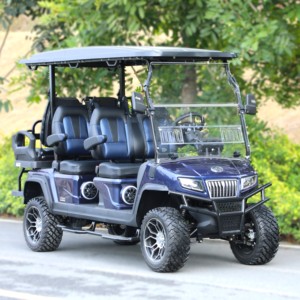 HDK EVOLUTION D5 Maverick 4 + 2 Plus Carrito de golf eléctrico de lujo para seis pasajeros para villas, resorts y campos de golf - Product Image 1