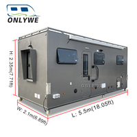 ONLYWE Camper de camion standard australien, caravane conteneur, boîte de camping d'expédition, remorque de camping-car, camping-car pour camionnette, boîte de camping pour camionnette
