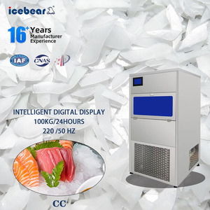 Máquina de Hielo en Escamas de 100 Kg/24 h a Precio de Fábrica para Pesca, Hormigón <span class=keywords><strong>y</strong></span> Panadería con Certificación ISO/CE - Product Image 4