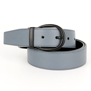 العلامة التجارية الجديدة شعار قابل للتخصيص للرجال حقيقي أسود بني اختياري أزياء عارضة دبوس مشبك حزام رسمي - Product Image 3