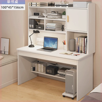 Ensemble moderne de bureau, bibliothèque et chaise intégrés pour les élèves du collège, table d'ordinateur simple pour la maison, la chambre à coucher, l'école primaire