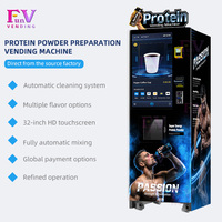 Máquina Expendedora de Batidos de Proteínas para Gimnasio, Máquina Expendedora Automática de Café y Proteínas en Polvo para Fitness