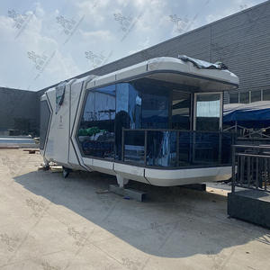 Capsule spatiale mobile, chambre étoilée, voyage littéraire, conteneur technologique, chambre d'hôtes, structure en acier préfabriquée, salle d'activités - Product Image 3