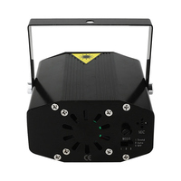 Projecteur Laser Vert en Alliage d'Aluminium pour Boîte de Nuit, Lumière de Scène Activée par le Son, Intensité Réglable, pour Mariage, Fête, Discothèque, DJ