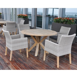 Tếch bảng Patio thiết lập sang trọng ngoài trời phổ biến thiết kế gỗ tếch ngoài trời Hiện Đại Tiêu Chuẩn khung gỗ Đóng gói kích thước tùy chỉnh - Product Image 3