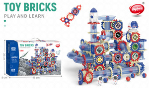 DIY STEM Bloques de construcción educativos <span class=keywords><strong>Marble</strong></span> Run Maze Race Track Juguetes Space <span class=keywords><strong>Building</strong></span> <span class=keywords><strong>Blocks</strong></span> Set - Product Image 6