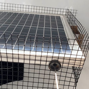 Maglia del pannello solare rivestita in PVC nero per Anti piccioni - Product Image 6