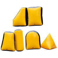 Bunkers de paintball portables, cible en mousse, cible gonflable souple, jeu de tir au tir à l'arc, jeu de tir à l'arc et de flèches pour 20 personnes