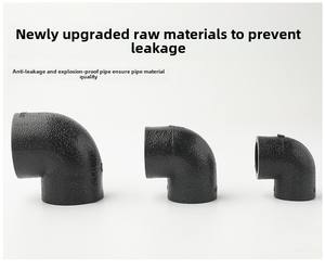 50มมซ็อกเก็ตฟิตติ้งท่อ PE เชื่อมข้อศอก HDPE 110มมหัวชลประทานประเภทบูช PN16สำหรับการชลประทานสารเคมี - Product Image 6