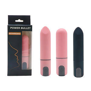 USB wiederauf ladbarer Mini Av Vibrator 3 Typ Zauberstab Massage gerät Power Gummi Bullet Vibrator für Frauen - Product Image 3