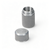 Boîte de rangement ronde pour flacons, en PETG écologique, 3 ml, vente en gros, OEM, haute qualité, sans BPA, étui d'échantillons en PETG pour mini batterie modèle