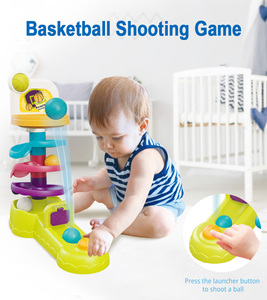 Kids Interactive <strong>Ball</strong> <strong>Drop</strong> <strong>Toys</strong> <strong>Educational</strong> Rolling <strong>Ball</strong> Track Basketball Shooting Game Stacking <strong>Toy</strong> for Children - Product Image 2