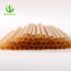 Cannucce SUMKOKA in bagassa di canna da zucchero, compostabili, biodegradabili, in fibra vegetale, confezionate singolarmente. - Product Image 4