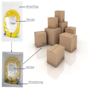 Wolonfiber Simplex/Duplex Lc/Sc/Fc/St Single Mode/Multimode Optische Vezel Aangepaste Verschillende Lengtes Patch Cord Jumper