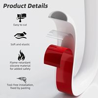 Gaine de câbles flexible en silicone blanc Conwang, auto-adhésive, pour 2-3 câbles électriques, cache-câbles TV, mur, 1m, Chine
