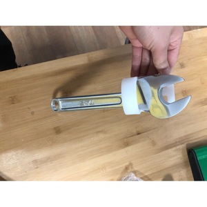 Hammer Hook Plastic <b>Tool</b> Storage Holder For <b>Carpenter</b> Scaffolder White Round Shape - Product Image 4