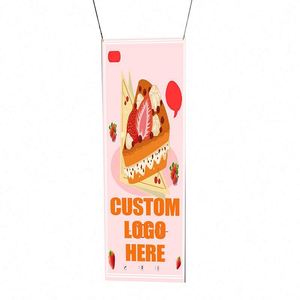 Pancarta Impresa para Colgar en la Pared, Pancarta de Vinilo de PVC Perforada para Publicidad en Exteriores y Eventos - Product Image 1