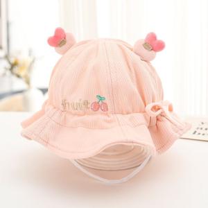 Gorro de bebé Versátil Moda Sombrero de pescador Niños Verano <span class=keywords><strong>Protector</strong></span> <span class=keywords><strong>solar</strong></span> Sombrero <span class=keywords><strong>para</strong></span> el sol Niñas Ocio Sombrero de tazón de dibujos animados - Product Image 5