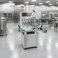 Machine de remplissage de liquides pneumatique entièrement automatique de haute précision pour plastique, verre, métal et eau, avec dosage quantitatif linéaire pour bouteilles en plastique