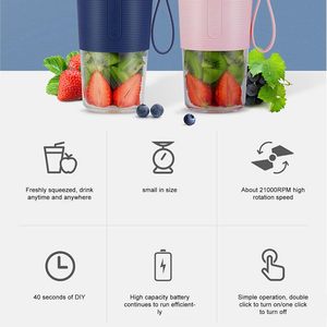 Wholesale Hot-Selling Portable Food Grade Plastic Mixer <b>Juicer</b> Self-Cleaning for Outdoor Use Fruit <b>Vegetable</b> Blender Household - Product Image 2