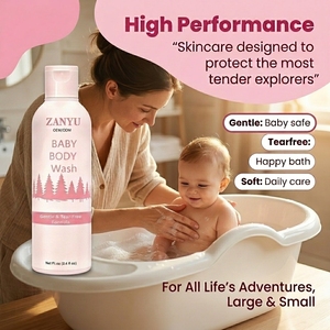 Gel <span class=keywords><strong>de</strong></span> Baño Suave <span class=keywords><strong>para</strong></span> Bebés Sin Lágrimas, con Vitamina B5, E y Extracto <span class=keywords><strong>de</strong></span> Caléndula, Fórmula Hidratante, 200 ml, <span class=keywords><strong>para</strong></span> Bebés <span class=keywords><strong>de</strong></span> 0 a <span class=keywords><strong>3</strong></span> <span class=keywords><strong>Meses</strong></span>, <span class=keywords><strong>3</strong></span> Años <span class=keywords><strong>de</strong></span> Duración - Product Image 4
