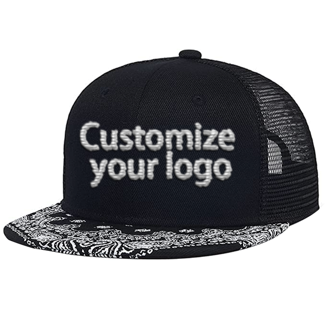Men's and Women's Fashion Trucker Hat Outdoor Adjustable Baseball Cap Sports Hip-hop Mesh Hat