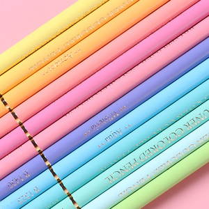 Ensemble de crayons de couleur en bois de pin huilé Macaron 12 couleurs, pastel spécial non toxique EN71-1/2/3 <span class=keywords><strong>Brutfuner</strong></span> 3.0mm, ensemble cadeau d'art pour enfants - Product Image 3
