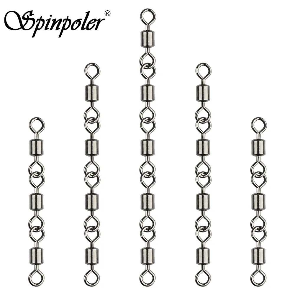Spinpoler-cuerpo de cobre para pesca en agua salada, anzuelos de 3, 4 y 5 juntas con acero inoxidable