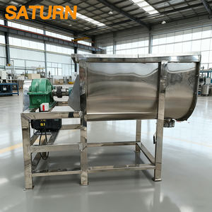 Horizontal Ribbon Mixer Price Mushroom Substrate Mixer Soy Sauce Powder Mixer 300kg Industrial Ribbon Mixer <strong>Mixing</strong> Machine - Product Image 4
