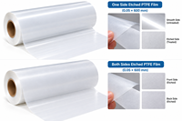 0.05mm* 600mm PTFE Film Rulosu Bakire Tek Taraflı Çift Taraflı İşlenmiş Yüksek Sıcaklık Yapışmaz Elektrik İzolasyon Filmi