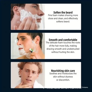 Jabón de afeitar <span class=keywords><strong>para</strong></span> hombre, jabón <span class=keywords><strong>para</strong></span> barba, espuma <span class=keywords><strong>para</strong></span> el cuidado del vello facial, champú anticaspa, crema de belleza, cepillo de madera <span class=keywords><strong>para</strong></span> el cabello - Product Image 3