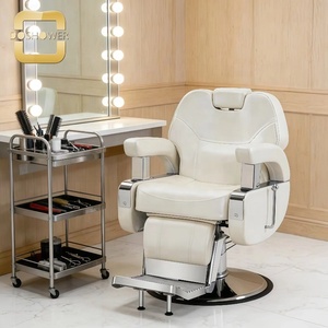 Fauteuil de Barbier Électrique de Luxe avec Fonctions d'Inclinaison et de Levage pour Salons de Coiffure, Mobilier Personnalisé et Spa pour Lavage de Cheveux - Product Image 3