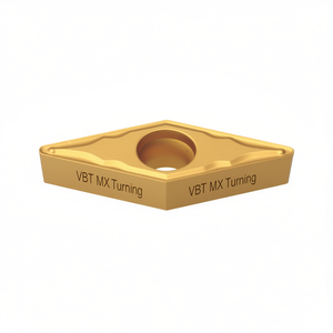 Inserto de torneado VBMT MX de 35 grados con geometría positiva para corte de metales - Product Image 2