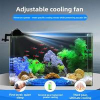 Ventilateur de refroidissement d'aquarium Jebao Jecod ACF-200/300, silencieux, trois vitesses, refroidissement et dissipation de la chaleur pour aquarium