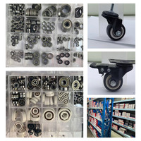 Roulements de moulinet de pêche hybrides en céramique SR168 SR4 SR2 Series P0, en acier de précision, entièrement étanches, à faible friction et graissés