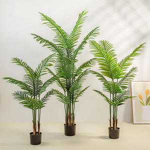 Nuevo Diseño de Decoraciones Navideñas, Planta Artificial en Maceta, Árbol de Palma de Madagascar - Product Image 1