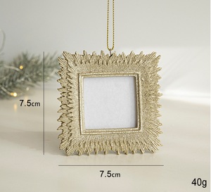 Cornice di natale ornamenti in resina appesa albero forniture per feste - Product Image 4