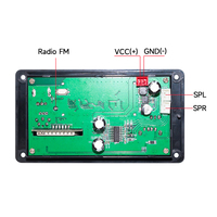Lecteur MP3 à écran couleur, amplificateur 2X40W, radio FM, module de voiture, enregistrement d'appels, TF, USB, AUX, 3.5, WAV, FLAC, BT, module radio FM de voiture