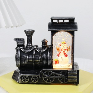 Décorations de Noël : boules de cristal, <span class=keywords><strong>train</strong></span> de Noël, lanternes flocons de neige, décorations de table de Noël, cadeaux de Noël créatifs - Product Image 3