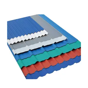 Dachbahn Typ feuerfest kann farb beschichtete Wellpappe dachziegel schneiden und verarbeiten