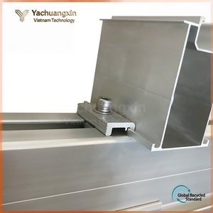 Bloque de presión para riel fotovoltaico de venta directa del fabricante para cochera - Aleación de aluminio ajustable de un solo lado con recubrimiento en polvo - Product Image 3