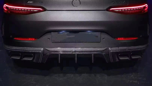 Nouveau kit carrosserie en fibre de carbone style LD pour Mercedes-Benz <span class=keywords><strong>AMG</strong></span> <span class=keywords><strong>GT</strong></span> (2017-2019) GT50/GT53/GT43 : Lame avant, jupes latérales, diffuseur arrière - Product Image 5