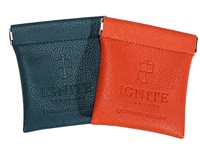 Pochette à dés en cuir PU de qualité supérieure, mini, avec fermeture automatique à ressort, pour dés de Mahjong et jeux de société