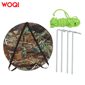Tente de douche extérieure Woqi 120x120x190cm, imperméable, camouflage, abri d'intimité, installation automatique, monocouche - Product Image 4
