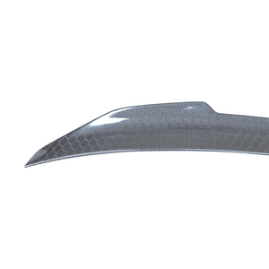 For A5 B8 B8.5 4Door Sportback 8TA PSM Style Honeycomb Carbon Fiber <b>Rear</b> <b>Spoiler</b> Trunk Wing 2009-2017 - Product Image 6