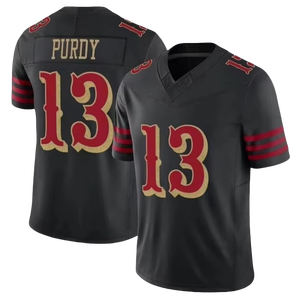 2025 nuove rivalità 23 Christian McCaffrey 13 Brock Purdy 97 Nick Bosa 85 George Kittle maglie da Football americano cucite - Product Image 3