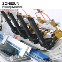 ZONESUN ZS-BFM1 accessoire de matériel automatique boîtes en carton triangulaires carton de papier pliant formant la Machine d'agrafeuse