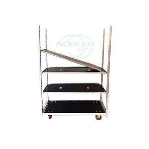 Chariot d'agriculteurs en métal galvanisé à chaud marché pépinière <span class=keywords><strong>transport</strong></span> de fleurs chariot roulant pour plantes chariot cc chariot danois - Product Image 5